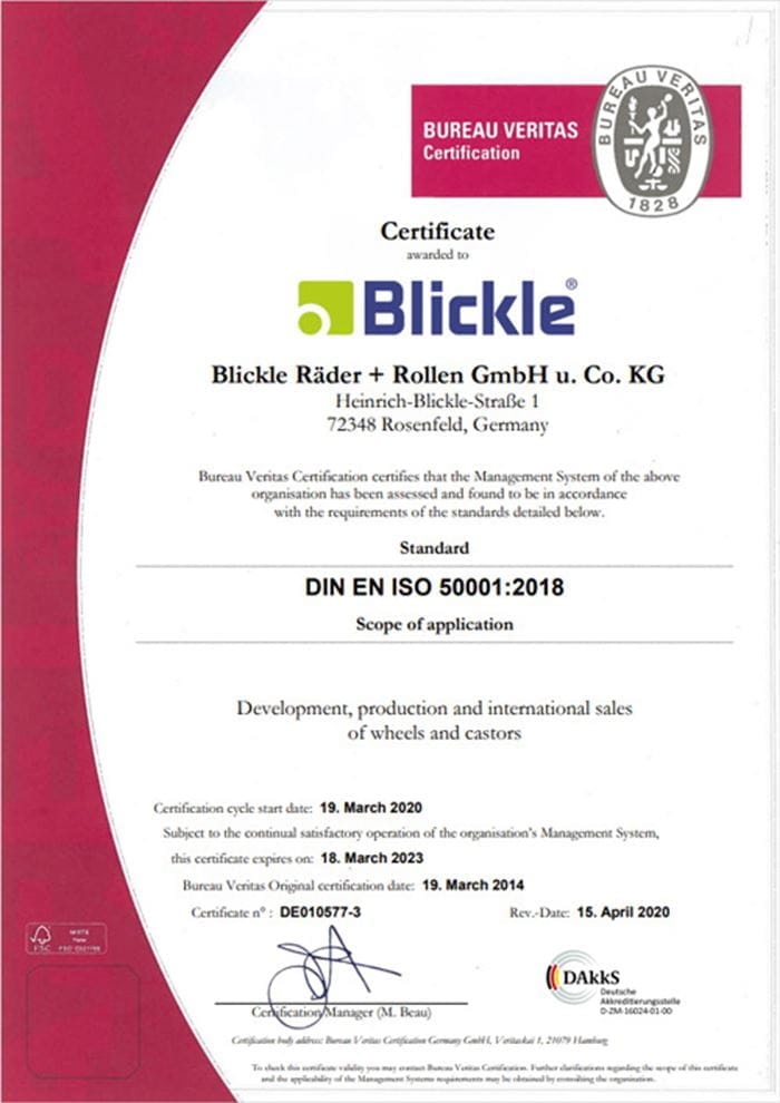 Certificate energy management